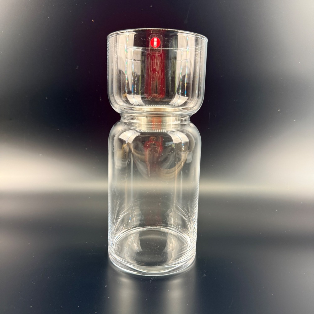 Iittala‎ Lantern Candleholder 250mm Clear Glass Harri Koskinen Finland